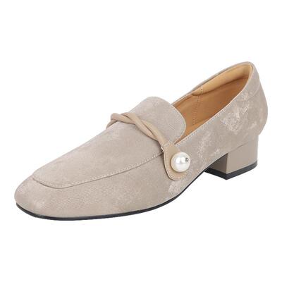 达芙妮新中式乐福鞋女款平底单鞋