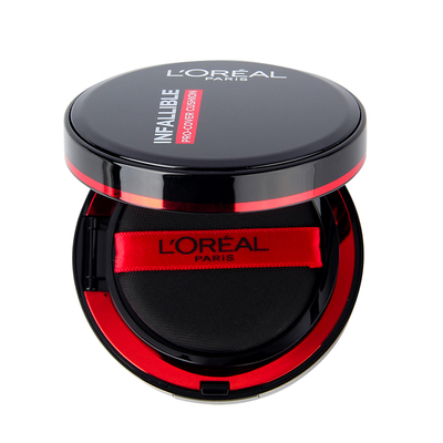 欧莱雅黑胖子气垫bb霜遮瑕控油黑金编织限量拉菲草气垫粉底红胖子