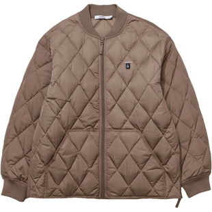 【官方正品】nautica白帆 日系中性休闲菱格薄款夹克羽绒服JW4334