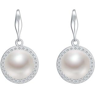 蔻润理想天然淡水珍珠耳钉银耳饰耳环女士京润珍珠生日礼物送女友