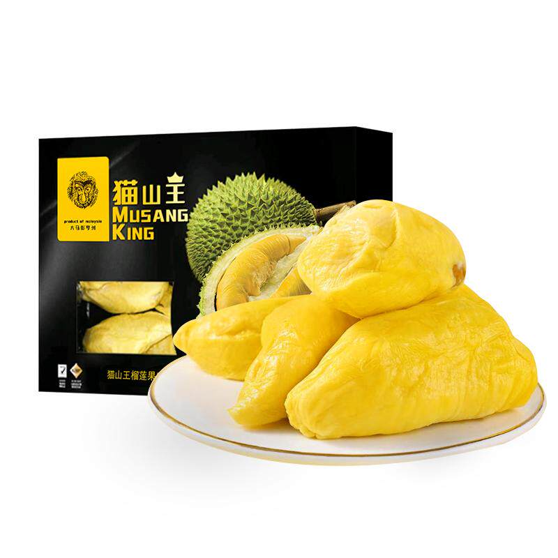 马来西亚猫山王榴莲肉入口即化