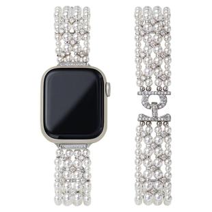 iwatch S10手表表带智能手环珍珠串珠手链小众轻奢高级感手环腕带