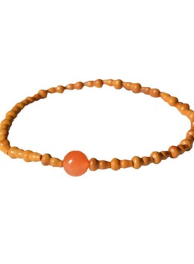 菩提根相思红豆玲珑骰子吊坠项链