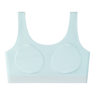 初中高中学生运动内衣女童防震背心发育期青少年女孩少女文胸3319