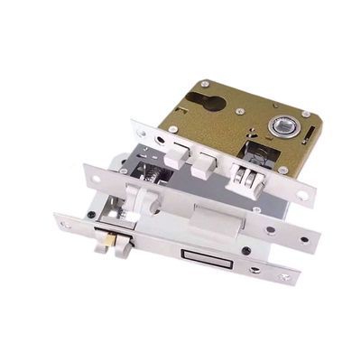 加厚不锈钢房门锁体，铜舌实心