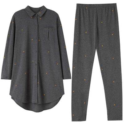 妮狄娅秋季纯棉女时尚外穿家居服