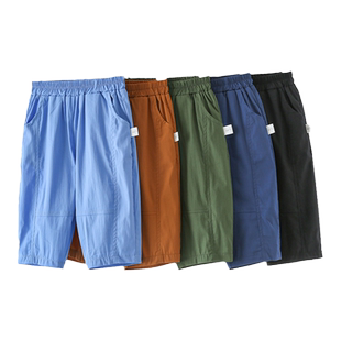 小数点男童7分裤夏季薄款儿童中裤冰凉透气夏装新款短裤宝宝裤子