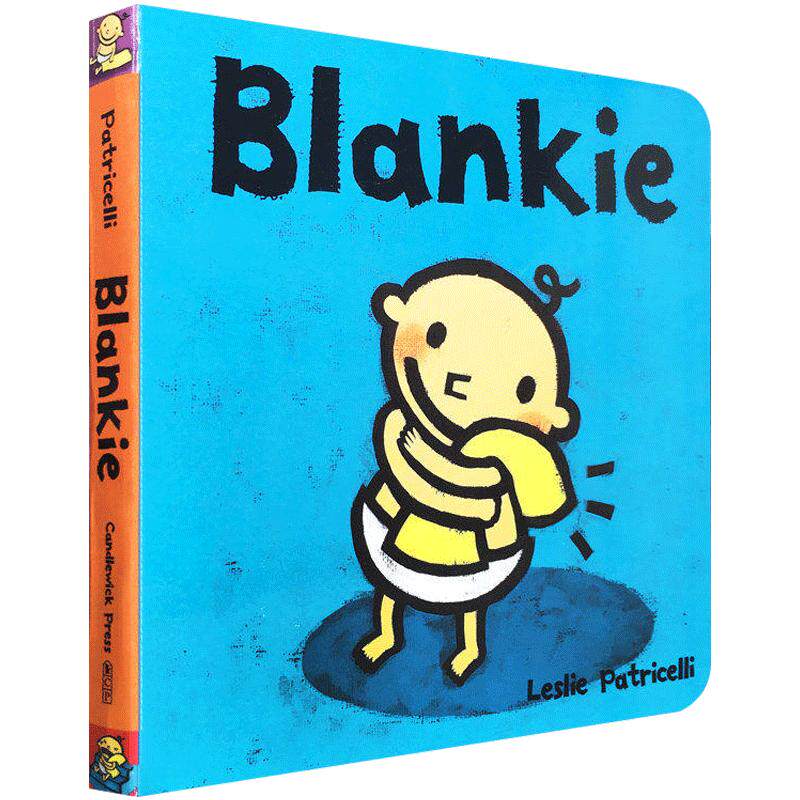 英文原版一根毛小脏孩小毛孩系列进口绘本Blankie 名家Leslie Patricelli作品启蒙认知纸板书2-6岁培养宝宝的行为习惯英语学习