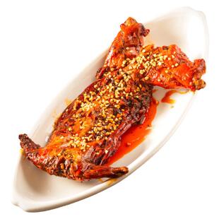 老妈兔头手撕兔四川成都特产旗舰店整只麻辣兔头冷兔五香手撕烤兔