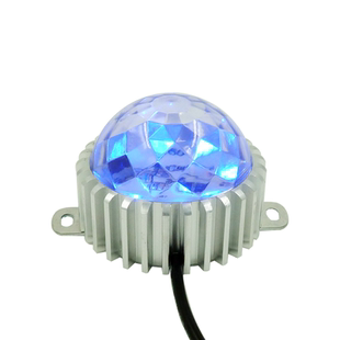 LED点光源户外防水七彩跑马星星灯亮化七彩低压全彩DMX512点阵屏