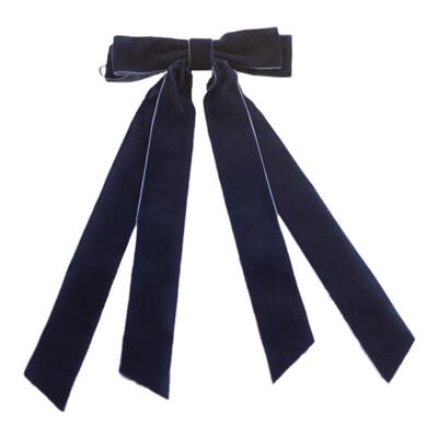 ins复古法式浪漫丝绒蝴蝶结发饰