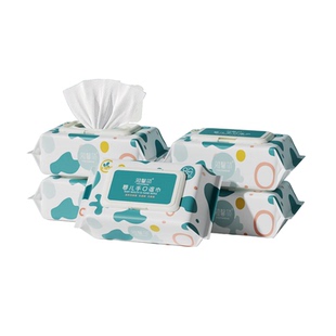 【原装正品】湿巾五大包雅馨萌手口湿巾擦嘴清洁婴幼儿童可用