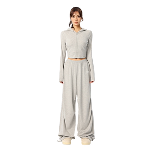 【何超莲/林允同款】龙脸DRAGONFACE连帽时尚休闲宽松套装