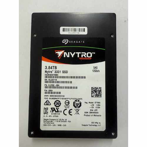 溢价-希捷原厂Nytro33313.84TB企业级SSD型号XS3840SE70004