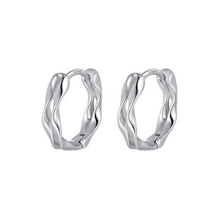 999纯银天然珍珠耳钉女螺丝拧扣防掉耳骨钉养耳洞耳环高级感耳饰