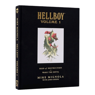 英文原版 Hellboy Library Volume 1 Seed of Destruction and Wake the Devil 地狱男爵卷1 精装漫画手绘线稿馆藏版 进口英语书