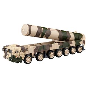 嘉业1:50东风31导弹发射车仿真合金迷彩东风军车模型洲际核弹玩具