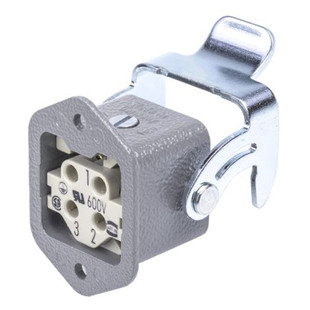 HARTING连接器09200030301开孔底座HAN-3A-HBM-SL原装全新品浩亭