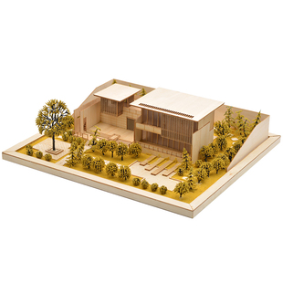 建筑模型沙盘材料diy场景环艺设计微缩小屋房屋房子景观手工别墅
