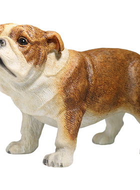 YFA英斗牛犬仿真狗模型车载摆件