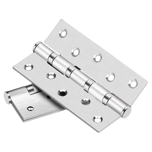 不锈钢平开合页轴承4寸5寸加厚静间木门房门铰链暗合页活页门窗