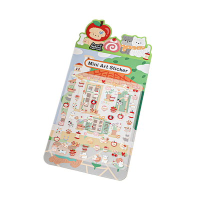 Nekoni迷你小鼻嘎浮雕贴纸