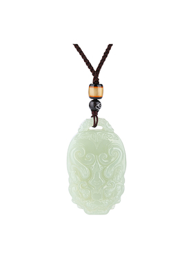 和田玉貔貅吊坠招财貔貅