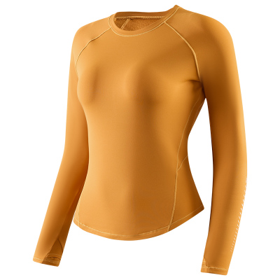 361冬季加绒瑜伽服女士保暖上衣