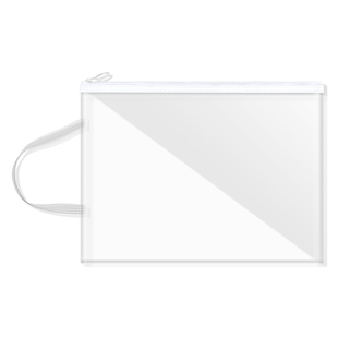 文件袋透明考试专用袋子手提袋笔袋初中生高考试袋考研A4拉链袋塑料学生用a5备考文具袋防水准考证收纳袋a6