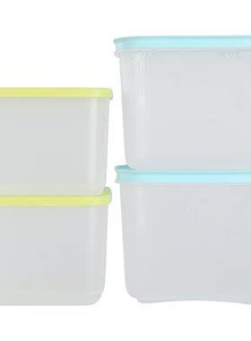 特百惠新冷藏方盒4件套1L*4