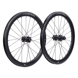 SILVEROCK SR38A高框轮组铝轮碟刹20寸406 451折叠桶轴快拆直拉