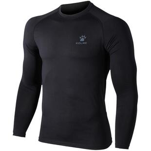 卡尔美紧身衣男长袖速干衣训练服室内运动滑雪秋冬跑步足球打底衫