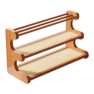 桌面博古架小型茶杯茶具置物架收纳架子桌上茶台紫砂壶摆放展示架