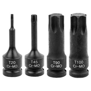 内六角套筒扳手1/2大飞内六花风炮连体批头气动旋具套装T型t40t60