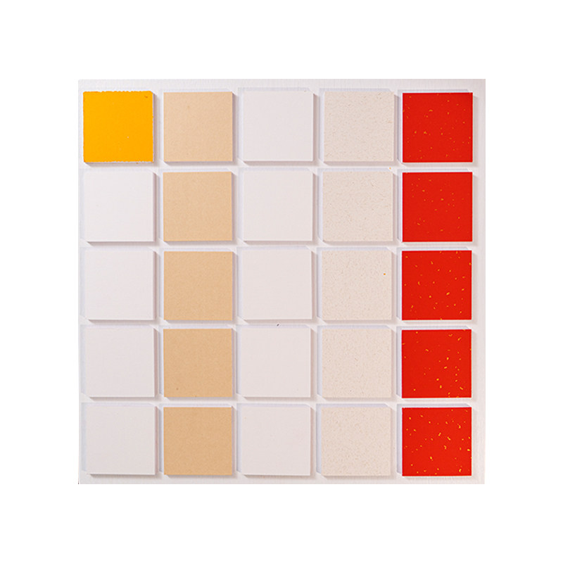 加厚9mm方块硬卡宣纸书法文化墙PVC板毛笔书法专用纸半生熟生宣书法作品纸DIY方形卡纸