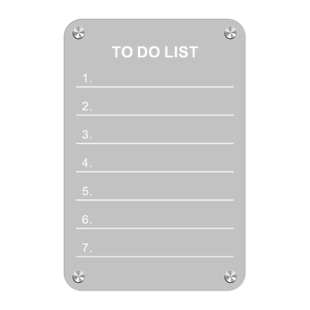 可擦写冰箱磁吸记事板今日菜单写字留言备忘计划表磁性温馨提示牌