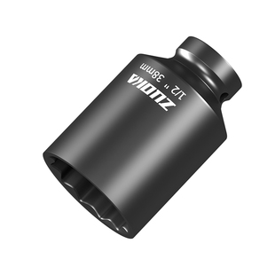 10mm大飞12角梅花套筒21加长36重型加厚套筒头12花34mm套头花角30