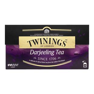 TWININGS川宁欧式大吉岭红茶25片盒装进口袋泡茶茶中香槟自制奶茶