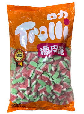 口力橡皮糖qq糖软糖酸小虫可乐味