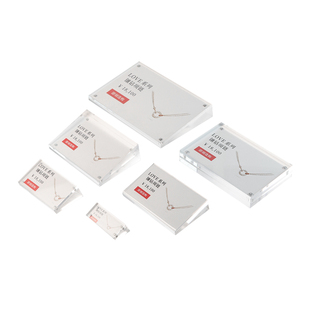 亚克力斜面磁吸价格牌标价牌展会桌面产品参数介绍展示牌小台卡