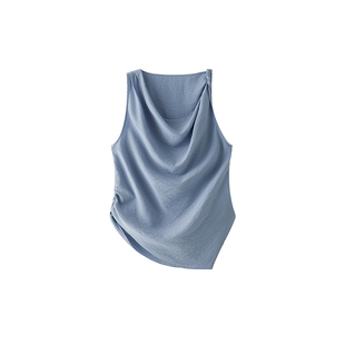 TEASEL「茧理」淡人穿搭可机洗桑蚕丝轻薄皱感干丝上衣裤子六件套