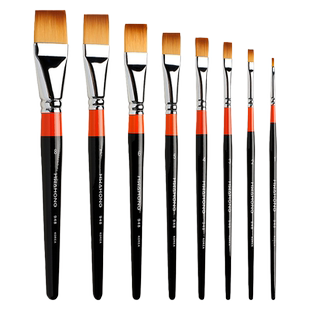 韩国华虹948尼龙毛平头图案笔水粉笔油画笔水彩笔 平头画笔华虹笔化妆笔遮瑕化妆粉底刷单支