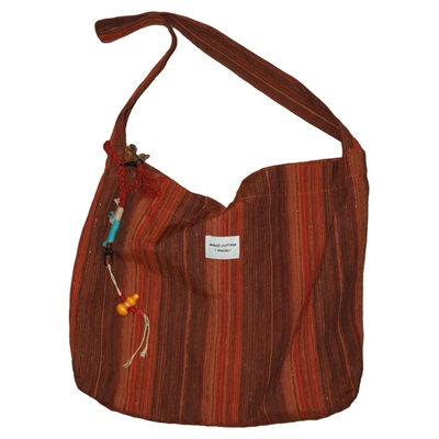 AbbottVINTAGE【秋日果实】复古棉混纺双层包百搭轻便单肩女包