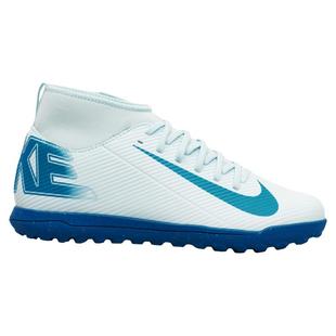 天朗足球 耐克刺客16入门级TF碎钉人草大童女款足球鞋FQ8313-400