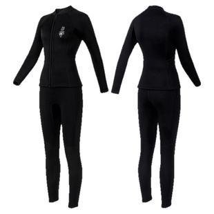 3mm成人潜水服男女分体泳衣长袖长裤保暖防晒浮潜冲浪服水母衣