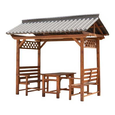 小院露台凉亭别墅庭院遮阳棚