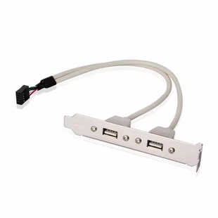 USB3.0两4口DIY后置扩展挡板引线20pin主板9针转2.0机箱1394圆PS2