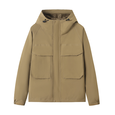 情侣款防风连帽外套/夹克冲锋衣