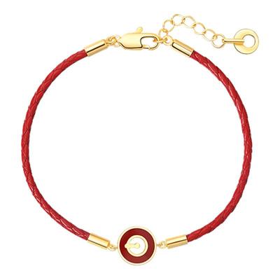 YVONLI一万李旗舰店上上签平安扣手链生日送女友手绳高级感礼物