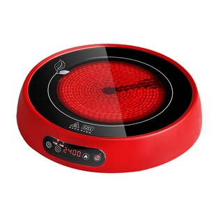 福也电陶炉家用大功率2400W爆炒炖煮火锅多功能一体光波电磁炉